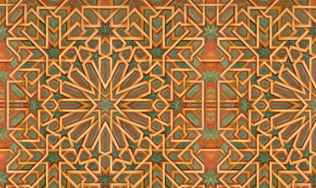 Intricate colorful pattern artwork design free wallpaper - medium preview image