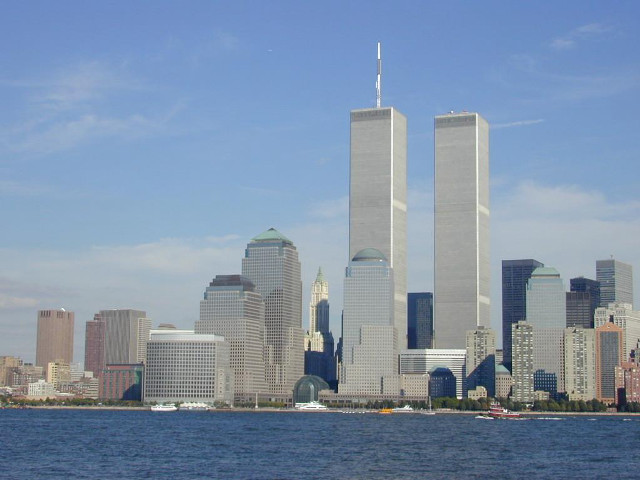 City towers water skyline landscape free wallpaper - medium preview image