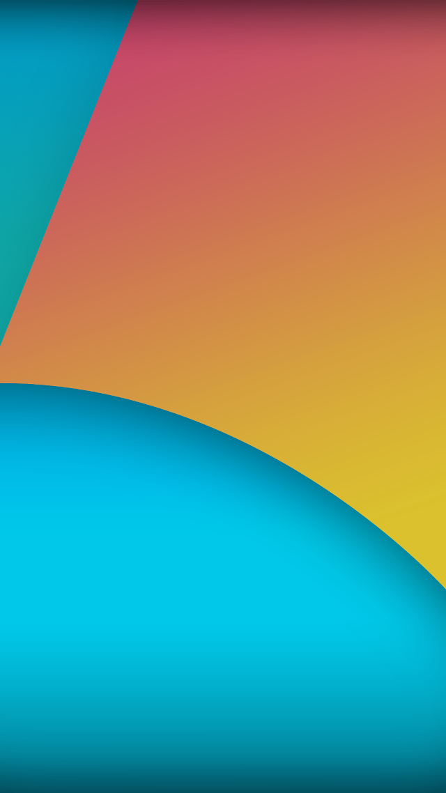 Colorful curved corner bauhaus geometric free wallpaper - medium preview image