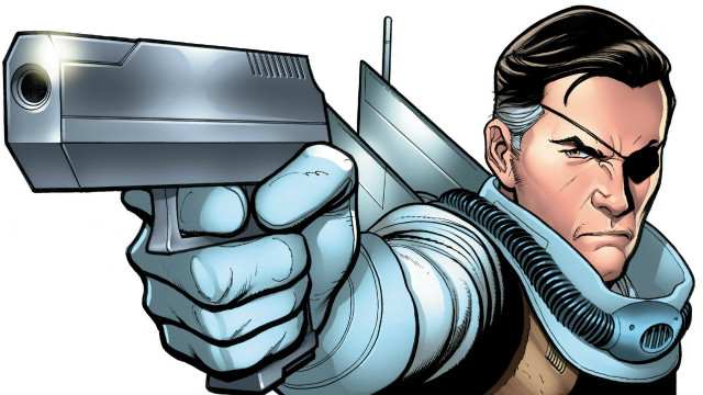 Man holding gun pointing camera #3 free wallpaper - medium preview image