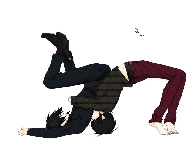 Man falling leg held air free wallpaper - medium preview image