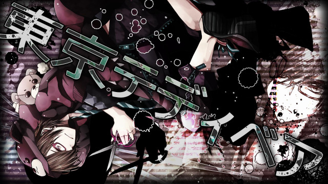 Anime couple water bubbles clock free wallpaper - medium preview image