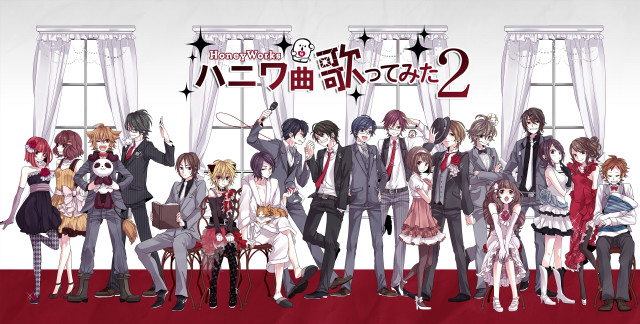 Anime characters window red carpet free wallpaper - medium preview image