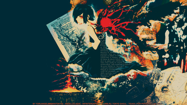 Woman book collage images artistry free wallpaper - medium preview image