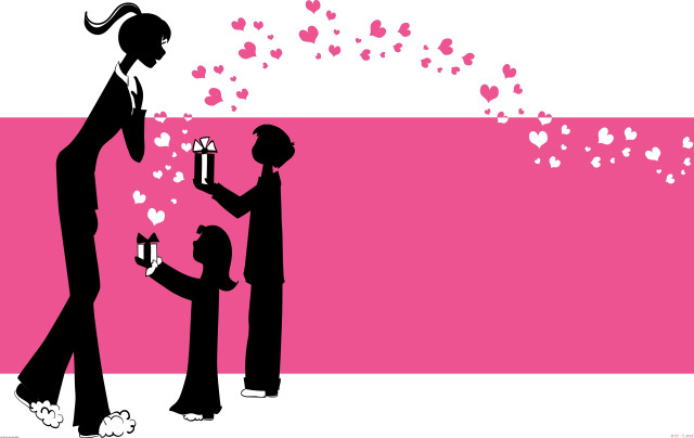 Woman child candle man box free wallpaper - medium preview image