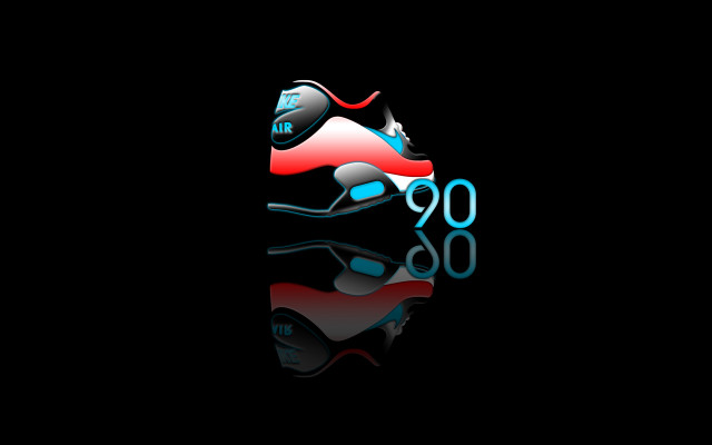 Shoes reflection dark room black free wallpaper - medium preview image