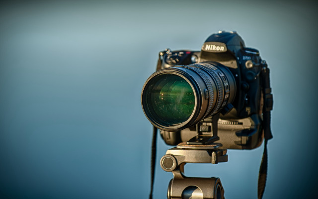 Camera lens tripod sky macro #2 free wallpaper - medium preview image
