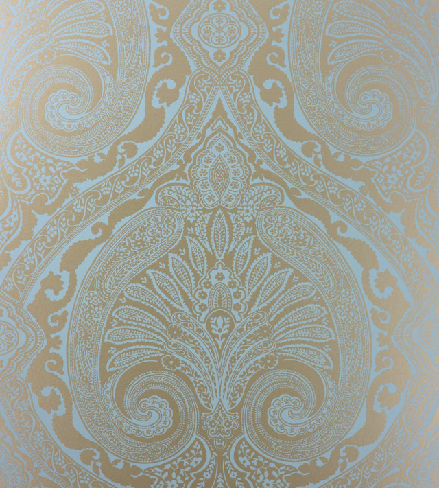 Wall pattern lightblue brown room free wallpaper - medium preview image
