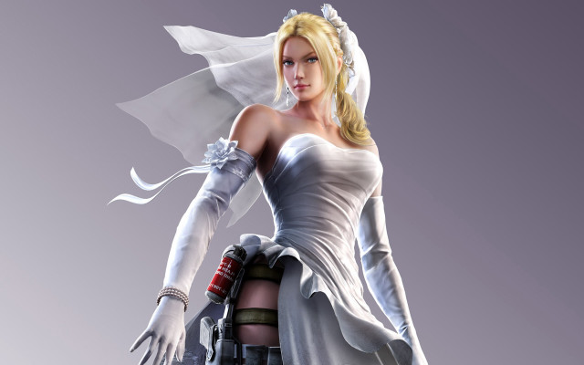 Woman white dress gloves holding free wallpaper - medium preview image