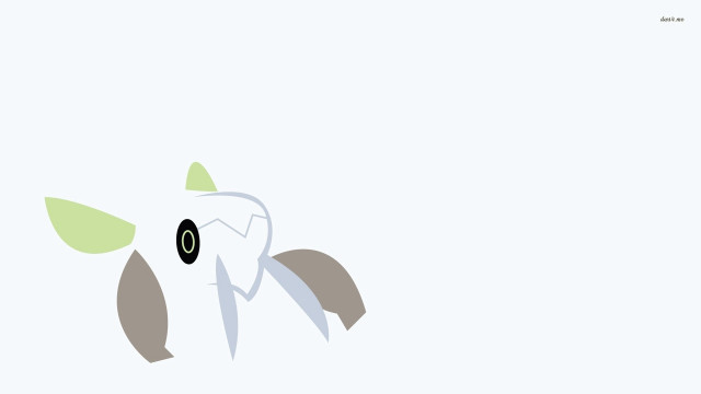 White gray animal leaf robot free wallpaper - medium preview image