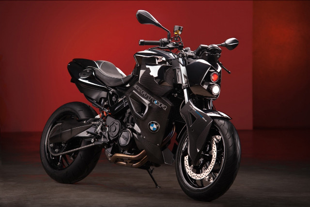 Black motorcycle red wall room free wallpaper - medium preview image