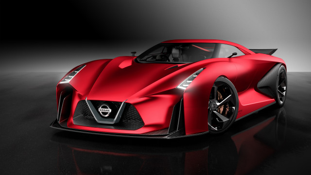 Red sports car black gray free wallpaper - medium preview image