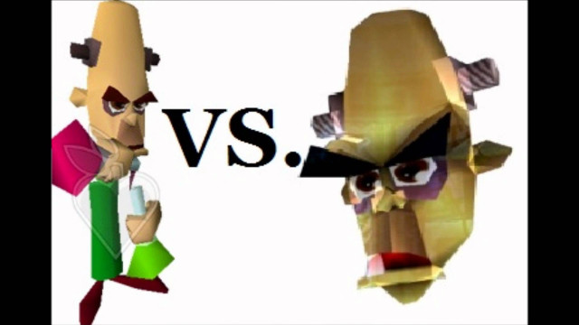 Cartoon character face each side free wallpaper - medium preview image