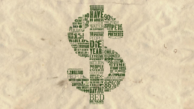 Five words paper green white free wallpaper - medium preview image
