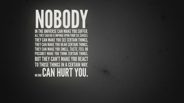 Nobody made you suffer black free wallpaper - medium preview image