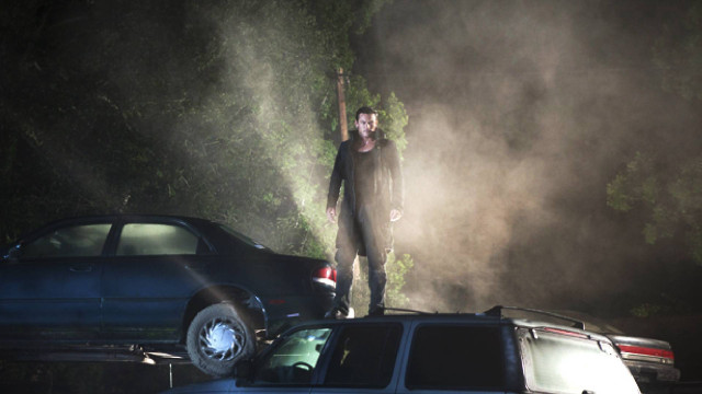Man standing car dark smoke free wallpaper - medium preview image