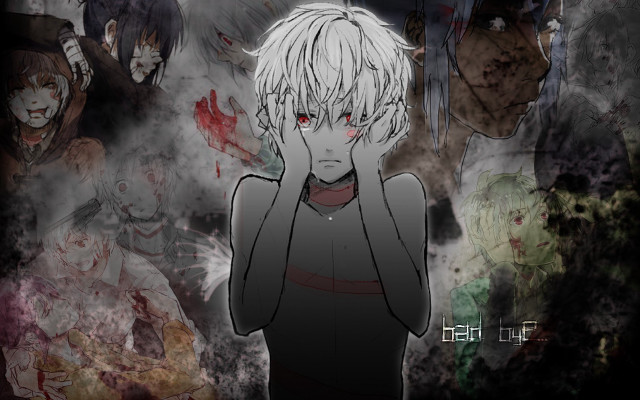 Blood covered faces dark background free wallpaper - medium preview image