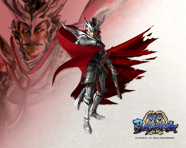 Man red cape armor sword free wallpaper - medium preview image