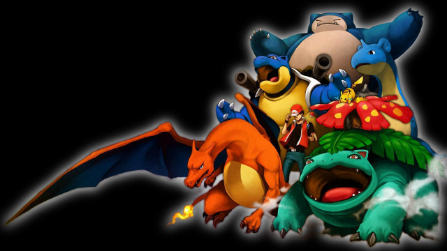 Cartoon characters dragon group stack free wallpaper - medium preview image