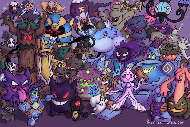 Cartoon characters pile grouped together free wallpaper - medium preview image