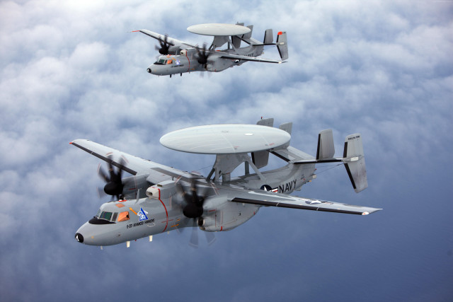 Two planes flying sky clouds #3 free wallpaper - medium preview image