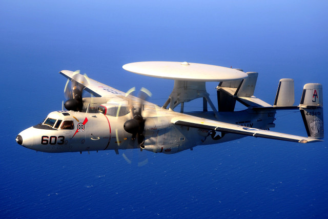 Propeller plane flying satellite wing free wallpaper - medium preview image
