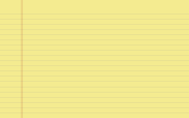 Yellow lined paper pencil middle free wallpaper - medium preview image