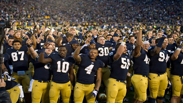 Football team field hands up free wallpaper - medium preview image