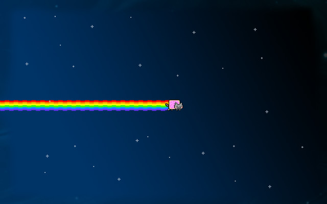 Rainbow stars sky white car free wallpaper - medium preview image