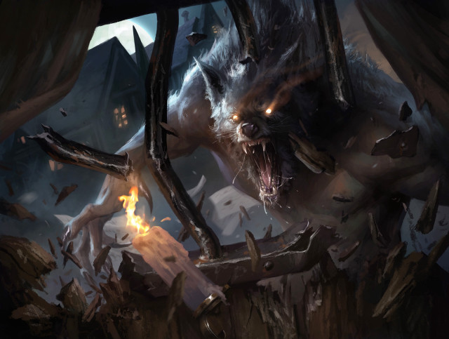 Demonic creature glowing eyes demon #2 free wallpaper - medium preview image
