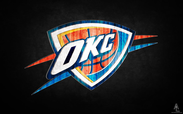 Basketball logo black background blue #2 free wallpaper - medium preview image
