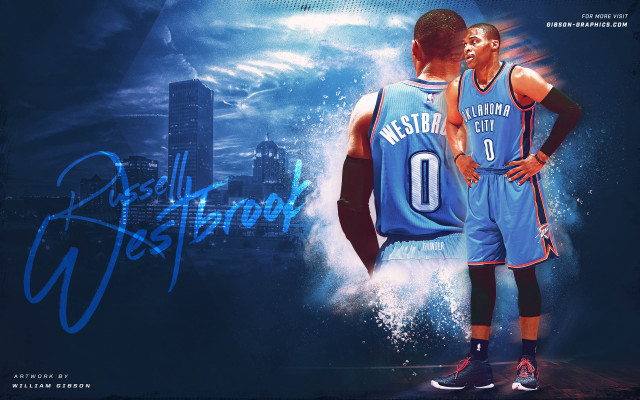 Basketball player blue uniform city free wallpaper - medium preview image