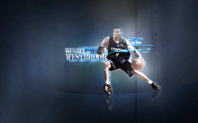 Basketball player running with basketball free wallpaper - medium preview image