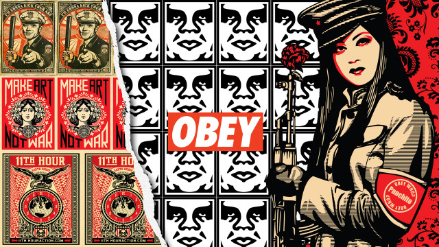 Woman rose obey poster images #2 free wallpaper - medium preview image