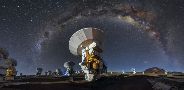 Large telescope field night sky free wallpaper - medium preview image