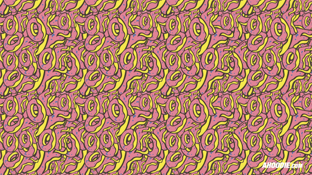 Pink yellow black border go free wallpaper - medium preview image
