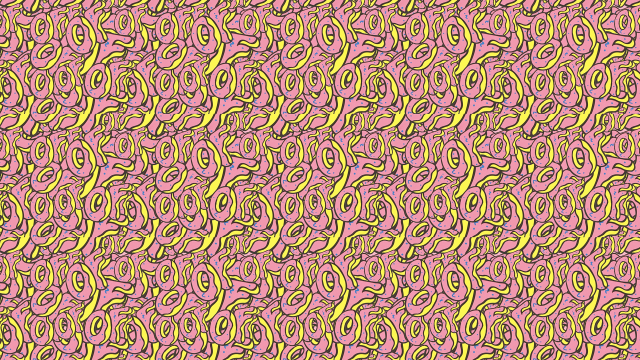 Pink yellow background small yellow free wallpaper - medium preview image