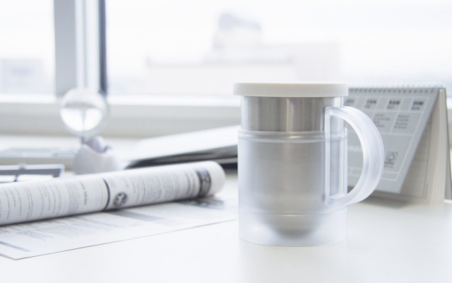 Coffee mug table window sill free wallpaper - medium preview image