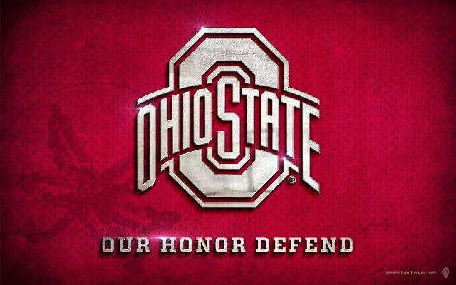 Ohio state football logo red free wallpaper - medium preview image