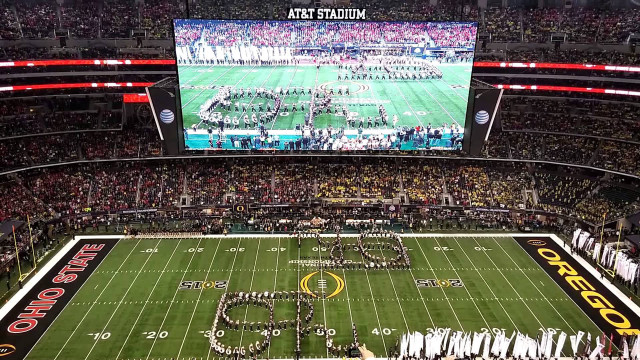 Football stadium crowd big screen free wallpaper - medium preview image