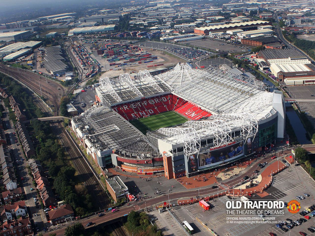 Stafford stadium aerial pitch installation free wallpaper - medium preview image
