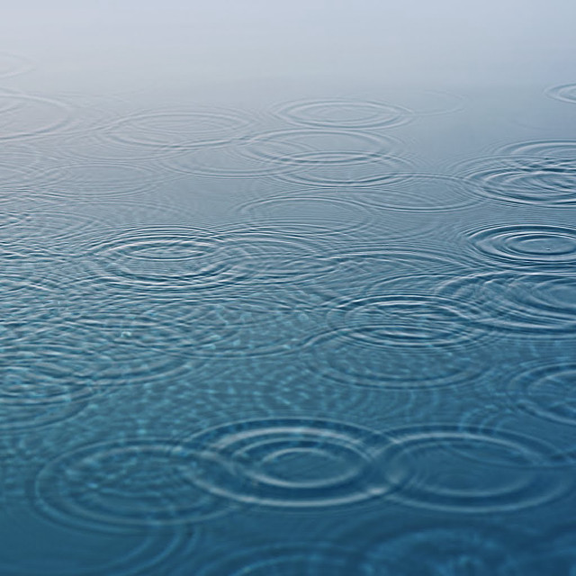 Pool water circles blue sky free wallpaper - medium preview image