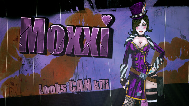 Woman purple hat moxxi looks free wallpaper - medium preview image