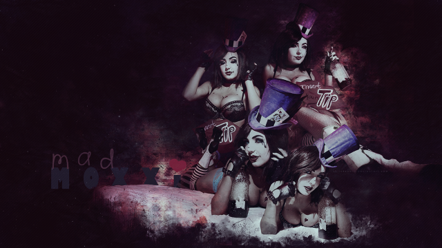 Women costumes group photo dark free wallpaper - medium preview image