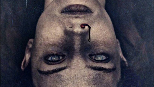 Creepy man bloody nose red free wallpaper - medium preview image