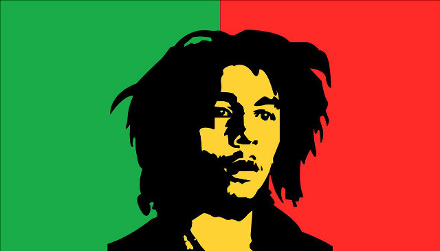 Man dreadlocks green red pop free wallpaper - medium preview image