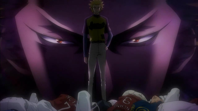 Man purple monster eyes open free wallpaper - medium preview image