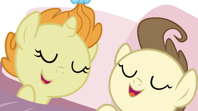 Little ponies laying together butterfly free wallpaper - medium preview image