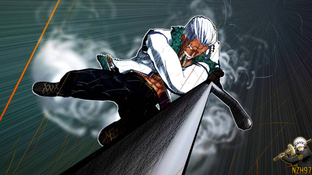 Man sword leaning smoking white free wallpaper - medium preview image