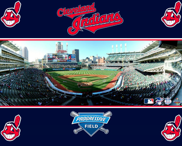 Baseball stadium large field cleveland free wallpaper - medium preview image